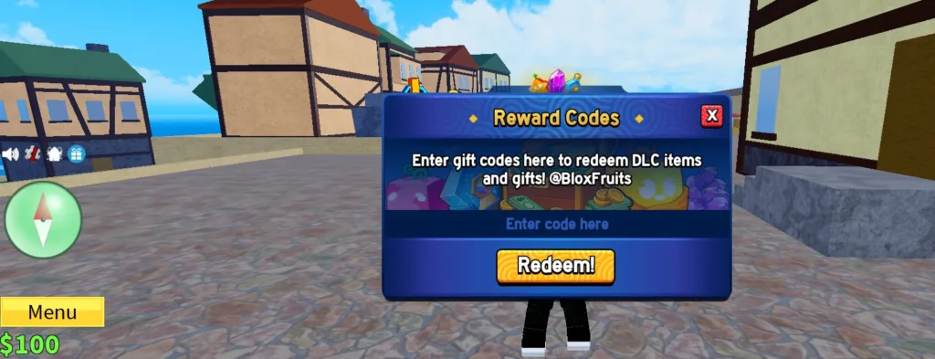 How to redeem Blox Fruits codes