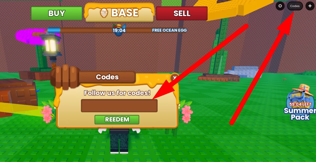 How to redeem Catch A Bee codes