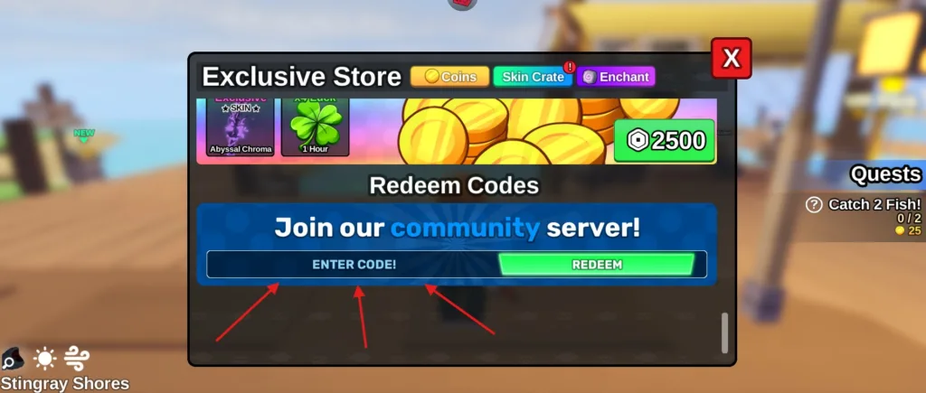 How to redeem Fish It codes