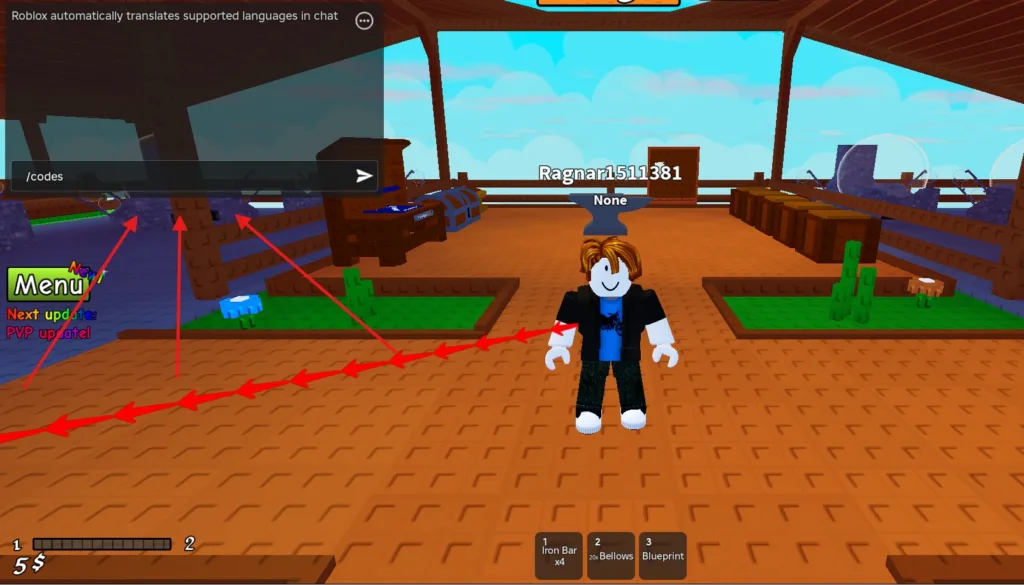 How to redeem Forge a Weapon codes