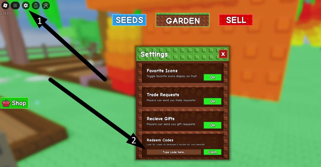 How to redeem Grow a Garden codes