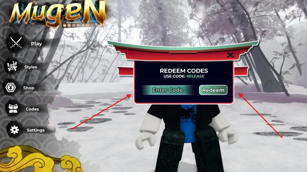 How to redeem Mugen codes