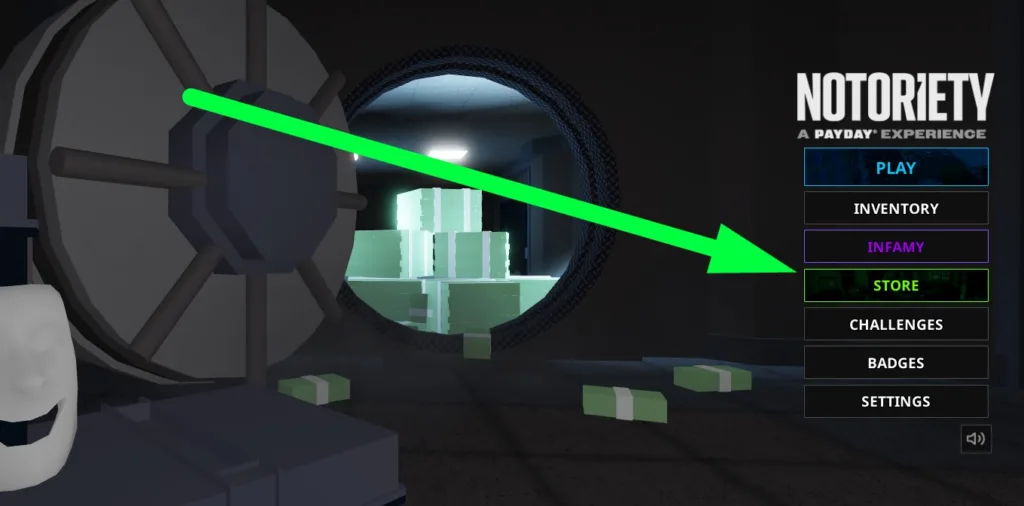 How to redeem Notoriety codes, step one