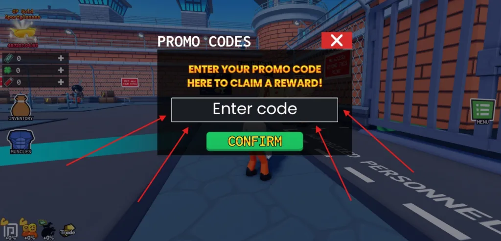 How to redeem Prison Pump codes