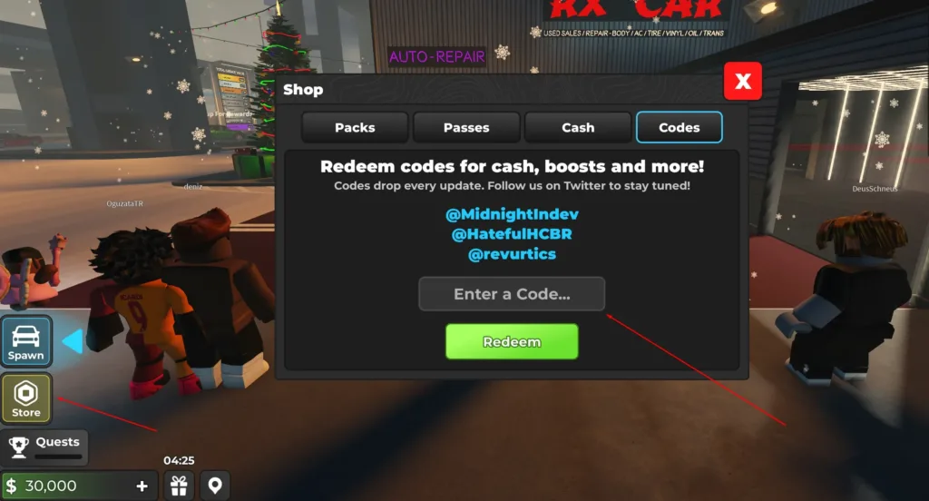 How to redeem Midnight Chasers codes