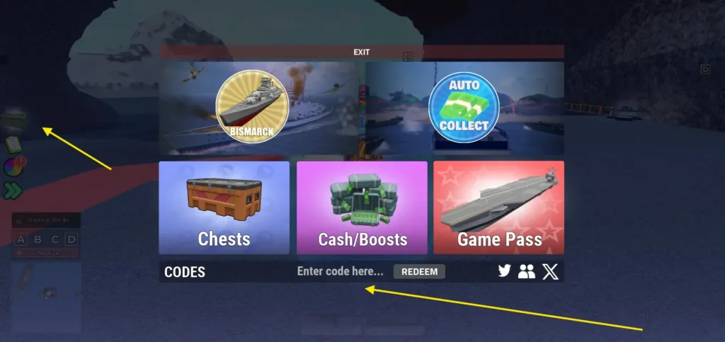 How to redeem Navy Tycoon codes