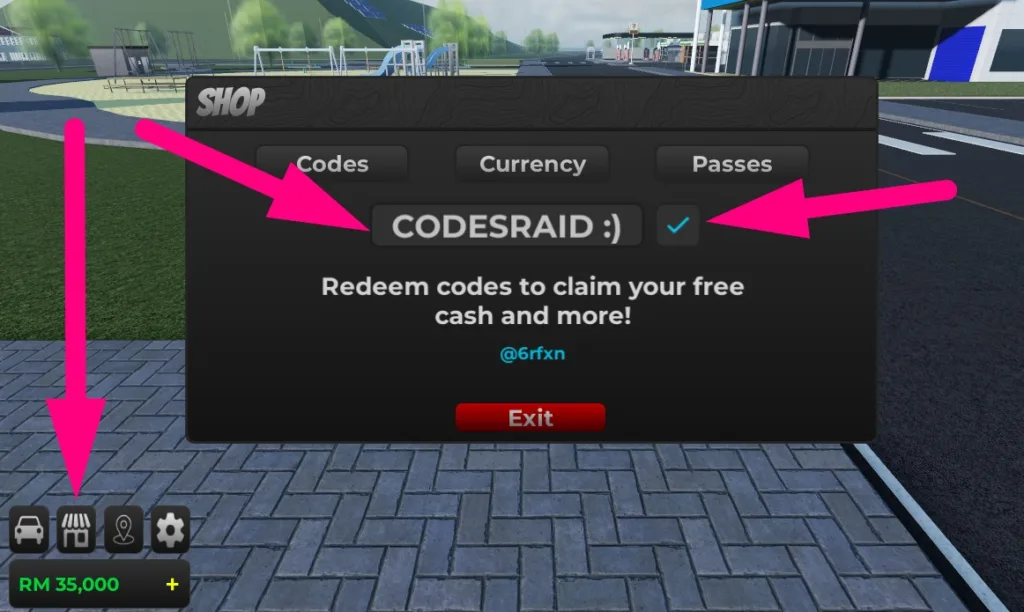 How to redeem The Ride codes