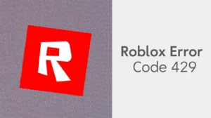 Roblox Error Code 429 How to Fix it