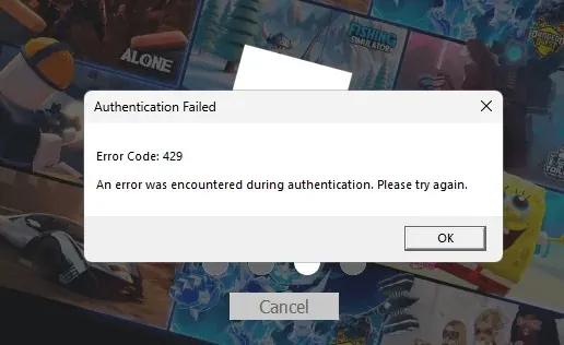 Roblox Error Code 429 How to Fix it