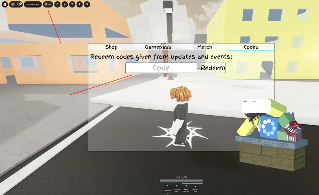 How to redeem Jujutsu Shenanigans codes