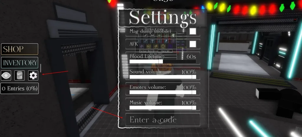 How to redeem Massacre codes