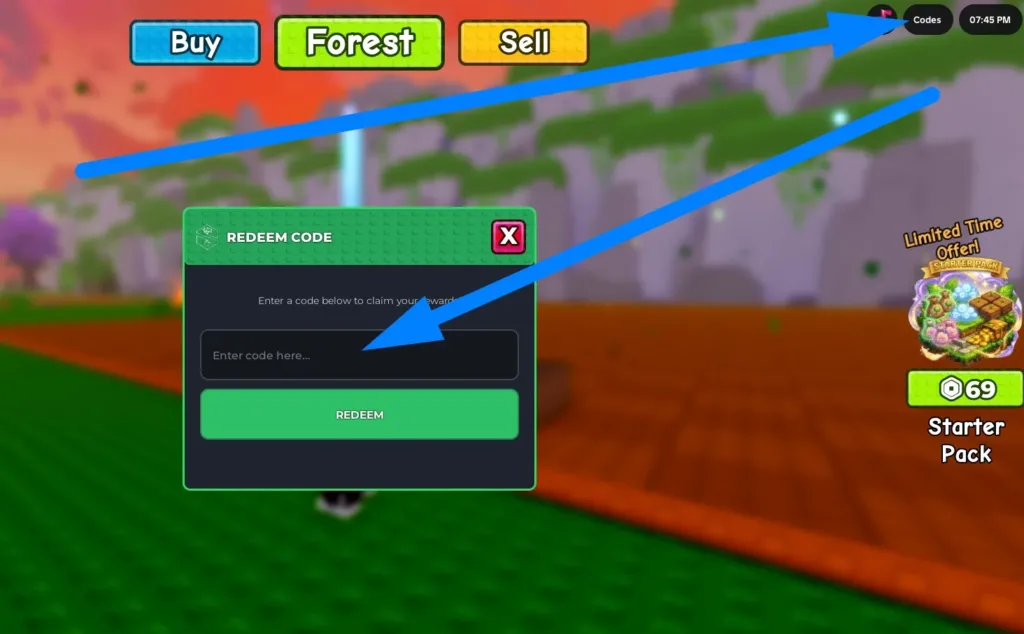 How to redeem Superforest codes