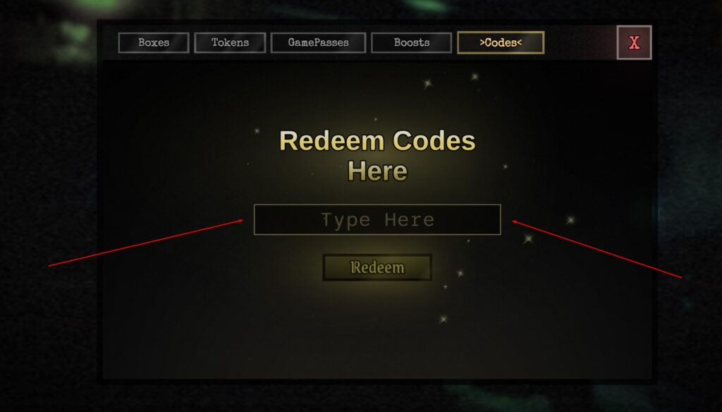 How to redeem PARANORMAL codes